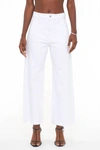 Pistola Penny High Rise Wide Leg Crop Jeans In Blizzard In Multi