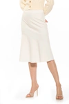 Alexia Admor Ezra Flared Midi Skirt In Ivory