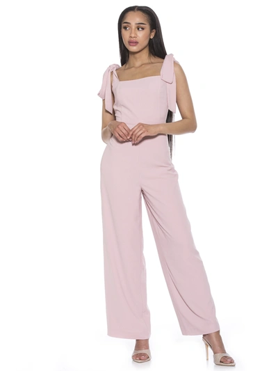 Alexia Admor Stella Wide Leg Jumpsuit In Pink