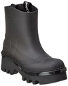 Chloé Rubber Solid Color Ankle Boots With Heel 6cm In Black