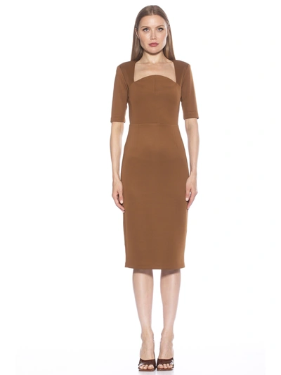 Alexia Admor Charlotte Dress In Brown