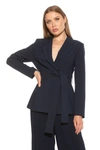Alexia Admor Olya Jacket Blazer In Blue
