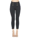 Alexia Admor Freyja Classic High Waist Ponte Leggings In Blue