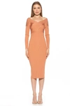 Alexia Admor Christy Dress In Brown