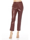 Alexia Admor Mila Leather Pants In White