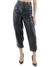 HELLESSY WOMENS FAUX LEATHER POCKET CARGO PANTS