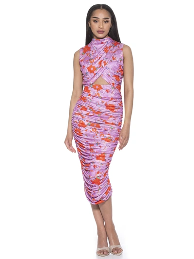 Alexia Admor Khloe Midi Sheath Dress In Pink