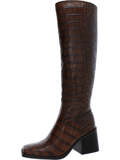 Vince Camuto Sangeti Womens Leather Dressy Knee-high Boots In Multi