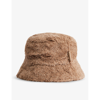 Max Mara Fluffy Alpaca, Cashmere, And Silk-blend Bucket Hat In Turtledove