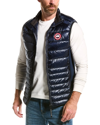 Canada Goose Hybridge Lite Slim-fit Quilted Shell Down Gillet In Blue