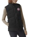 Canada Goose Padded Quilted Sleeveless High Neck Vest In Black