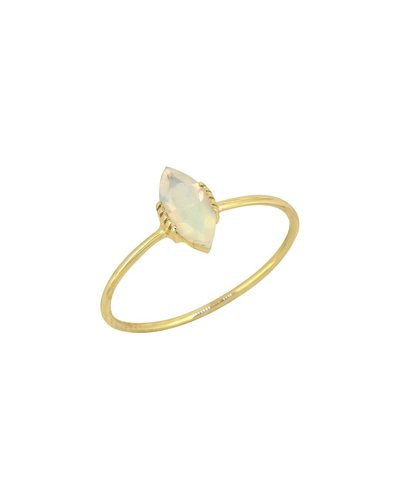Tiramisu 14k Opal Ring