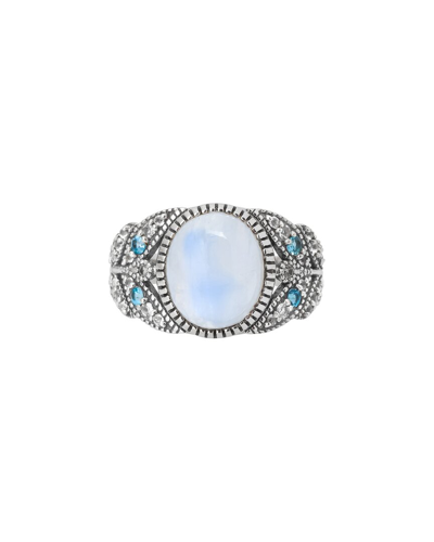 Tiramisu Silver Gemstone Ring