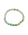 SAVVY CIE SAVVY CIE AMAZONITE STRETCH BRACELET