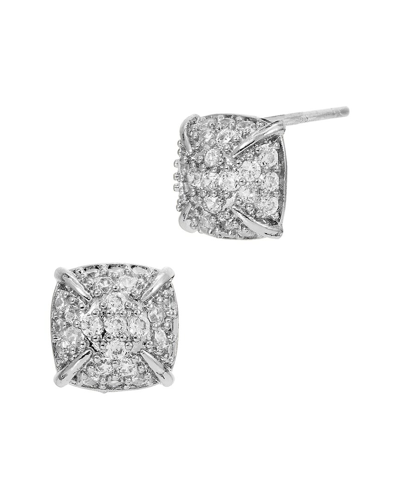 Savvy Cie Silver Deco Studs