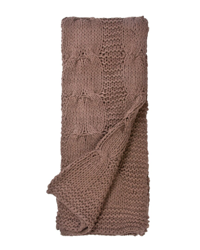 Amity Home Micah Cable Knit Throw