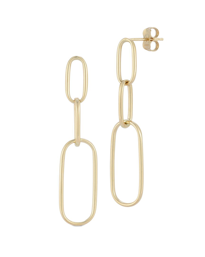 Ember Fine Jewelry 14k Link Drop Earrings In Gold