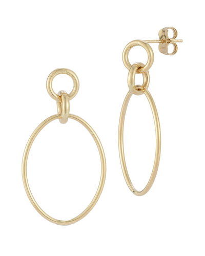 EMBER FINE JEWELRY EMBER FINE JEWELRY 14K OVAL LINK DROP EARRINGS