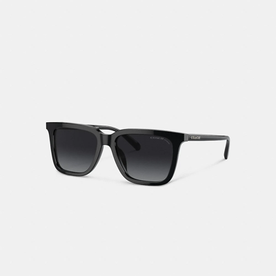 Coach Retro Square Sunglasses In Black