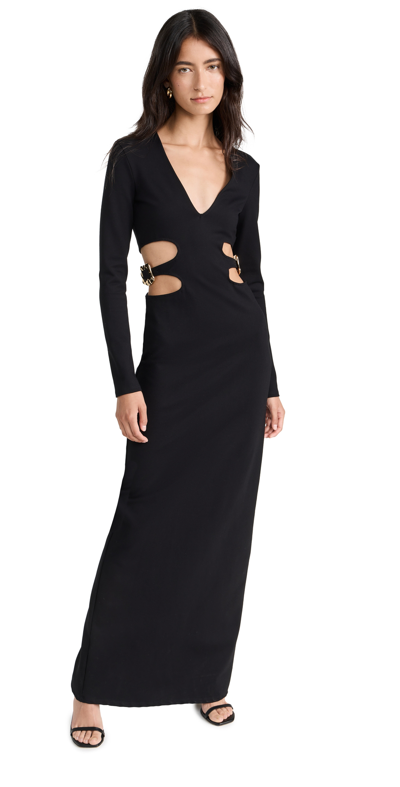 Staud Chantal Dress In Black