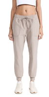 Beyond Yoga Spacedye Commuter Midi Joggers In Birch Heather