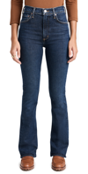 Agolde Nico High-rise Slim Jeans In Song