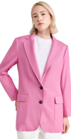 RAG & BONE CODY ITALIAN WOOL BLAZER PINK