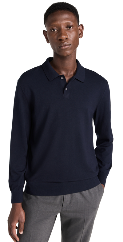 Theory Goris Polo Shirt In Baltic