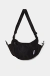 Baboon To The Moon Crescent Crossbody Bag In Black