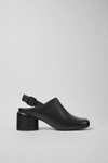CAMPER NIKI LEATHER SEMI-OPEN HEEL IN BLACK, WOMEN'S AT URBAN OUTFITTERS