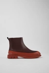 Camper Pix Chelsea Boot In Maroon