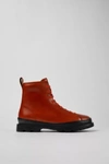 Camper Brutus Ankle Boots In Red