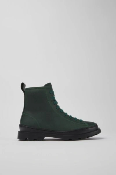 Camper Brutus Ankle Boots In Dark Green