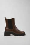 CAMPER MILAH LEATHER CHELSEA BOOT IN BRASS, WOMEN'S AT URBAN OUTFITTERS