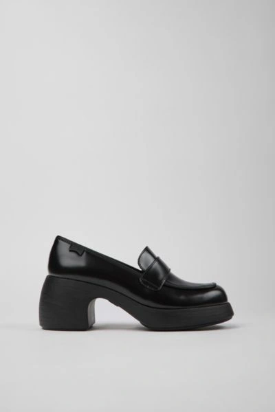 CAMPER THELMA MOC TOE LOAFER SHOE IN BLACK/WHITE, WOMEN'S AT URBAN OUTFITTERS