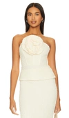Lpa Romola Strapless Top In Cream