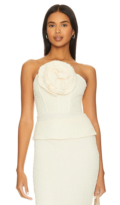 Lpa Romola Strapless Top In Cream