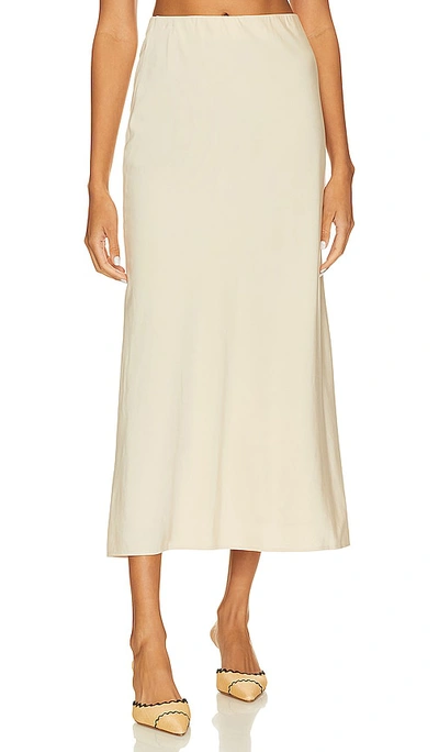 Lpa Fiama Midi Skirt In Ivory