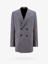 Alexander Mcqueen Wool Blazer With Pied-de-poule Motif In Purple