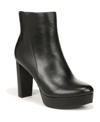 Naturalizer Flavio Platform Bootie In Black Leather