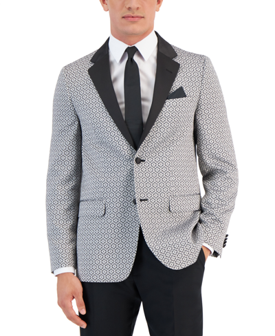 Vince Camuto Men's Slim-fit Evening Jackets In Silver Diam