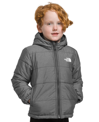 The North Face Toddler & Little Boys Reversible Mount Chimbo Jacket In Tnf Medium Grey Heather