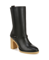 Franco Sarto Paxton Bootie In Black Leather