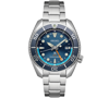 Seiko Men's Prospex Sea Sumo Solar Gmt Stainless Steel Bracelet Watch 45mm In Light Blue