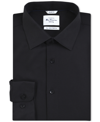 Ben Sherman Mens Solid Polyester Button-down Shirt In Black