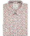 Ben Sherman Men's Slim-fit Floral Shirt In White Red
