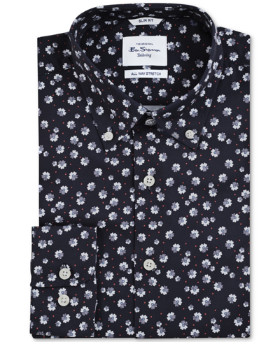 Ben Sherman Men's Slim-fit Shirt In Navy