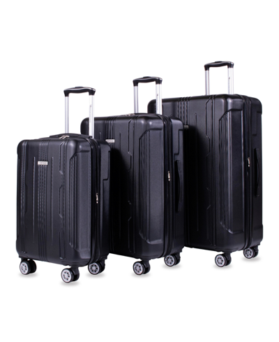 American Green Travel Vortex 3-pieces Set Luggage In Black