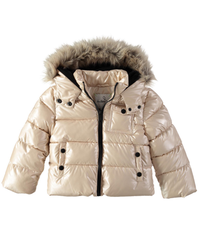 S Rothschild & Co Toddler And Little Girls Expedition Parka Coat In Gold