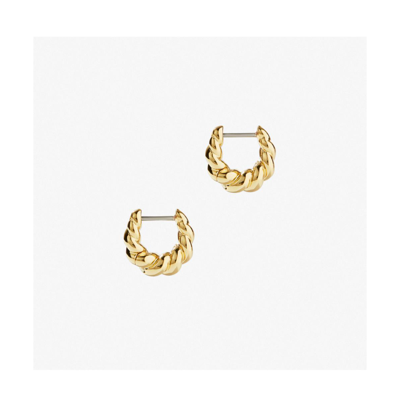 Ana Luisa Twisted Hoop Earrings In Gold